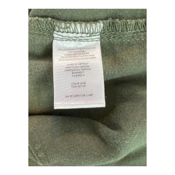 👖 EUC++ CABI Women’s Green Compass Jogger Utility Pants | Size 4 (Runs Big) - Picture 8 of 9